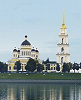 Спасо-Преображенский собор в Рыбинске. 1838–1851 гг. Архитекторы А. И. Мельников, И. и  Л. Шарлемани, П. И. Висконти. Фотография. 2020 г. Фото: Ф. А. Зверев