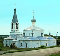 Благовещенская ц. в Касимове. 1740 г., перестроена в 1868 г. Фотография. 2020 г. Фо-то В. Е. Сусленков