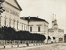Рязанская духовная семинария и Владимирская (семинарская) церковь. Фотография. Между 1879 и 1881 гг. Фотоателье П. Р. Еропкиной