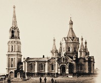 Вознесенский собор в Касимове. 1854–1862 гг. Архит. Н. И. Воронихин. Фотолитография. Нач. ХХ в.