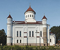 Пречистенский собор в Вильнюсе. 1346 г. Перестроен в 1863–1871 гг. Фотография. 2015. Фото: А. В. Слёзкин