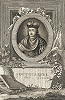 Блгв. кн. Ростислав Мстиславич. Гравюра. Ок. 1805 г. (РГБ)