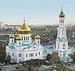 Кафедральный собор в честь Рождества Пресв. Богородицы в Ростове-на-Дону. 1854–1860 гг. Архит. К. А. Тон. Фотография. 2009 г. Фото: Д. Артемьев/Wikimedia Commons