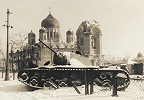 Собор в честь Рождества Пресв. Богородицы в Ростове-на-Дону. Фотография. Зима 1942/1943 г.
