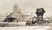 Вознесенский (временный) деревянный собор Новочеркасска. 1805 г. Фотография до 1904 г