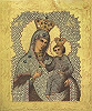 Аксайская икона Божией Матери. Хромолитография Е. И. Фесенко. Одесса, 1890 г.