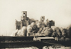 Разрушение храма Христа Спасителя в Москве. Фотография. 1931 г.