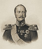 Император Николай I. Гравюра К. Я. Афанасьева. 1852 г.