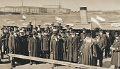 Члены Государственной думы после приема у имп. Николая II. Фотография. 1914 г.