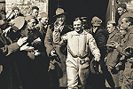 Ю. А. Гагарин после возвращения из космоса. Фотография. 12 апр. 1961 г.