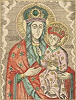 Мохнатинская икона Божией Матери. Гравюра. 2-я пол. XVIII в. Опубл.: Ровинский. Рус. народные картинки. Т. 3. № 1271