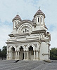 Кафедральный собор во имя ап. Андрея Первозванного и свт. Николая Чудотворца в Галаце. 1906–1917 гг. Архитекторы П. Антонеску и Ш. Буркуш. Фотография. 2013 г. Фото: Bejan Neculai / Wikimedia Commons