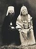 Патриарх Московский и всея Руси Тихон (Беллавин) и митр. Сергий (Страгородский). Фотография. 1918 г.