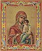 Святогорская икона Божией Матери. Хромолитография Е. И. Фесенко. 1901 г.