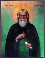 Прмч. Симон Воломский. Икона. Нач. XIX в. (ц. свт. Стефана Пермского в Вел. Устюге)