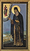 Прп. Силуан Афонский. Икона. Кон. ХХ — нач. ХХI в. (параклис прп. Силуана, Афон)