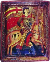 Мученик Сергий. Икона. 60–70-е гг. XIII в. (мон-рь вмц. Екатерины на Синае) Фото: Michigan-Princeton-Alexandria Expeditions to Mount Sinai / princeton.edu