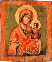 Седмиезерная икона Божией Матери. Нач. XVIII в. (ЦМиАР)