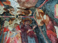 Деисус. Роспись церкви в Нузале. XIV в. Фото: Д. В. Белецкий