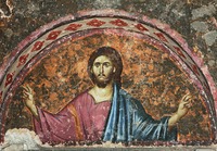 Иисус Христос. Роспись церкви Св. Троицы в мон-ре Сопочани. 1263–1268 гг. Фото: И. А. Орецкая