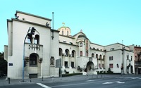 Здание Сербской Патриархии в Белграде. 1936 г. Архит. Н. П. Краснов. Фотография. 2019 г.