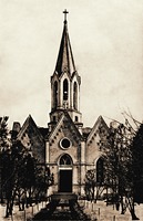 Католический костел во Владикавказе. 1868 г. Фотография. Нач. ХХ в.