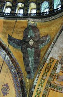 Серафим. Мозаика в парусе купола собора Св. Софии в Константинополе. Сер. ХIV в. Фото: В. Е. Сусленков