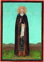 Прп. Севастиан Сохотский. Икона. Кон. XIX — нач. XX в. (частное собрание) Фото: Я. Э. Зеленина