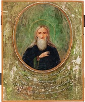 Прмч. Симон Воломский. Икона. 1-я пол. XIX в. (частное собрание)