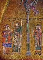 Ап. Симон свергает идола. Мозаика собора Сан-Марко в Венеции. XIII в. Фото: архив Р. Новикова