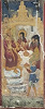 Имп. равноап. Конастантин устраивает пир в честь св. Сильвестра. Роспись галереи Воскресенского собора в Тутаеве. 1678–1679 гг. Фото: Ф. А. Зверев