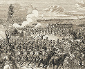 Битва при Квебеке 13 сент. 1759 г. Гравюра Д. Г. Уокера. 1877–1879 гг. 