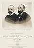 Программа концерта Синодального хора 17 апр. 1899 г. в Вене с фотографией В. С. Орлова и С. В. Смоленского 