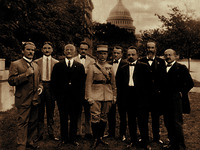 М. Р. Штефаник с группой словац. эмигрантов в Вашингтоне. Фотография. 1917 г.