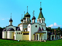 Православный кафедральный собор в имя блгв. кн. Александра Невского в Прешове. 1946–1950 гг. Фотография. 2009 г. Фото: Ing.Mgr.Jozef Kotuliè / Wikimedia Commons