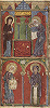 Сретение Господне. Миниатюра из сир. Лекционария. 1280 г. (Vat. sir. 559. Fol. 48v)