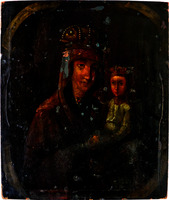 Икона Божией Матери «Споручница грешных». 1846 г. (ц. во имя свт. Николая Чудотворца в Хамовниках, Москва)