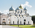 Собор Св. Софии в Вел. Новгороде. Вид с юга. 1045–1050 гг. Фотография. 2017 г. Фото: И. А. Орецкая