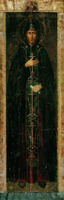 Прп. София Суздальская. Нагробная икона. 2-я пол. XVIII в. (?) (Покровский мон-рь в Суздале)