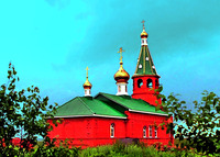 Храм во имя блж. Варвары Скворчихин-ской. 2012–2019 гг. Фотография. Нач. 20-х гг. XXI в. Фото: monasterium.ru