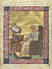 Ап. Матфей. Миниатюра из Евангелия. X в. (Paris. Coislin. 195. Fol. 9v)