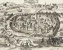 Осада Смоленска армией кор. Сигизмунда III в 1609 г. Гравюра Г. Келлера. Ок. 1610 г.
