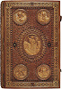 Оклад напрестольного Евангелия. 1882 г. Резчик мон. Моисей (Меринов) (Музей Нововалаамского мон-ря)