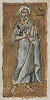 Прор. Софония. Миниатюра из сир. Библии. Ок. 600 г. (Paris. syr. 341. Fol. 181r)