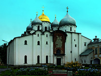 Собор Св. Софии. Вид с запада. Фотография. 2018 г. Фото: В. Е. Сусленков