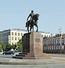 Памятник вел. кн. Рязанскому Олегу Иоанновичу в Рязани. 2007 г. Скульптор З. К. Церетели. Фотография. 2014 г. Фото: Максим Шанин / wikipedia.org