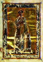 Прор. Софония. Миниатюра из Толкования на Книгу пророков. 950 г. (Vat. Chigi. R.VIII. 54. Fol. 54v)