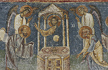 Евхаристия. Центральная часть композиции. Фреска алтарной апсиды. 1037–1056 гг. Фото: И. А. Орецкая