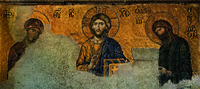 Деисус. Мозаика юж. галереи хор. Ок. 60–80-е гг. XIII в. Фото: В. Е. Сусленков