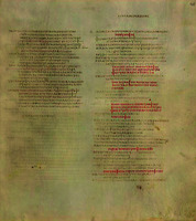 Начало Песни Песней. Лист из Синайского кодекса. 1-я пол. IV в. (Lond. Brit. Lib. Add. 43725)